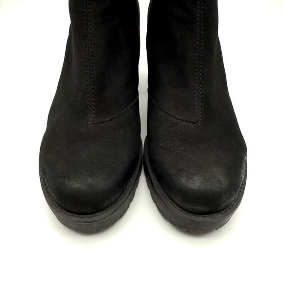 Vagabond Grace Nubuck Double Zipper Ankle Boot Black EU 38 US 7 - Picture 3 of 16